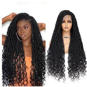 Roseebony 36” Full Lace Wig.  Color:  1B